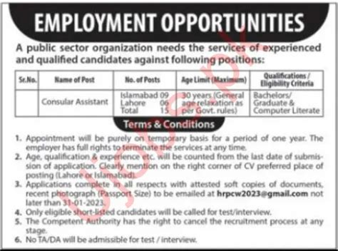 Public Sector Organization Islamabad January Jobs 2023 Ilm Ki Dunya Org