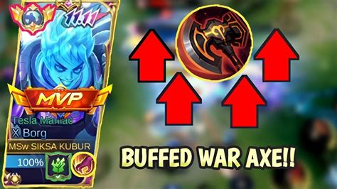 Buffed War Axex Borg True Damage Super Massive Best Build X