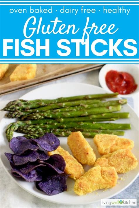 How To Make Baked Gluten Free Fish Sticks Served With A Side Of