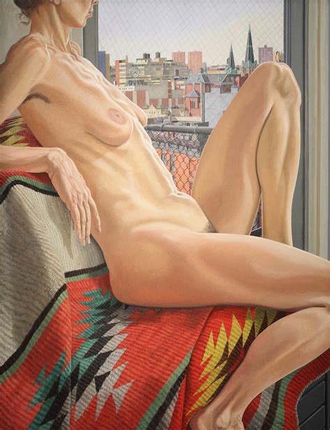 Philip Pearlstein Nude Midtown View Navajo Rug 1986 Flickr