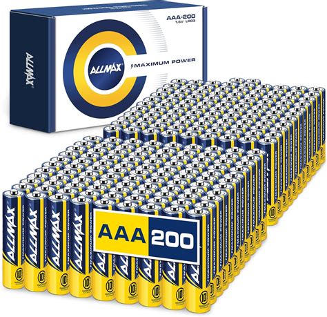 Buy Allmax Aaa Maximum Power Alkaline Triple A Batteries Count