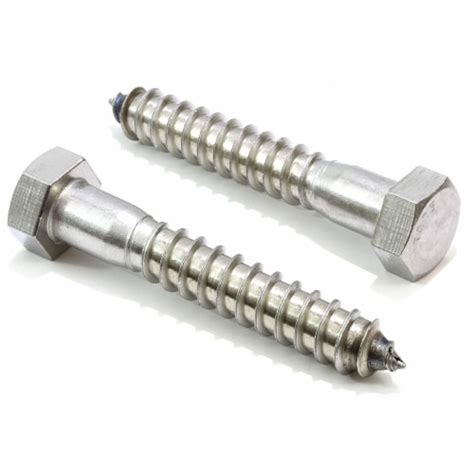 Bolt Dropper 1 2 X3 Stainless Hex Head Lag Bolt Screws 10 Pack 1 2