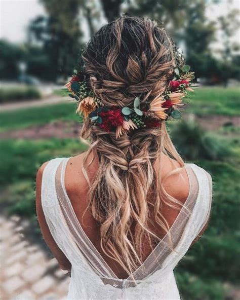 Boho Style Ideas 9 Frisur Hochzeit Flechtfrisuren Hochzeit Hochzeit