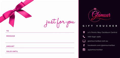 Nail Salon Gift Certificate Template Free Printable Printable Templates