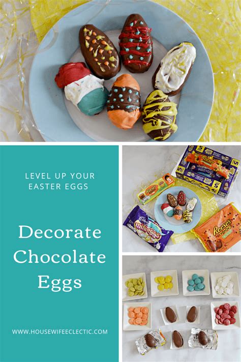 Level Up Your Easter Eggs - Decorate Chocolate Eggs - Housewife Eclectic