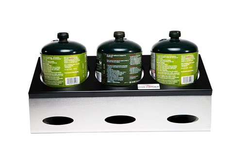 Wall Mount 1lb Propane Bottle Rack (3) Bottle Rack | Fish Fighter Products