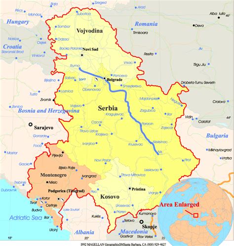 Serbia, Srbija!: Serbia/Montenegro map