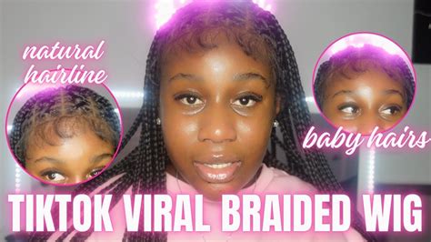 Affordable Braided Wig Review Youtube