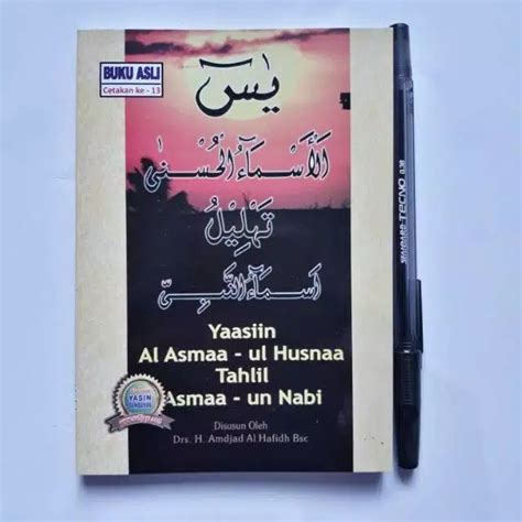 Jual Buku Yasin Tahlil Asmaul Husna Kuning Kecil Hvs Sufi Jaya Asma