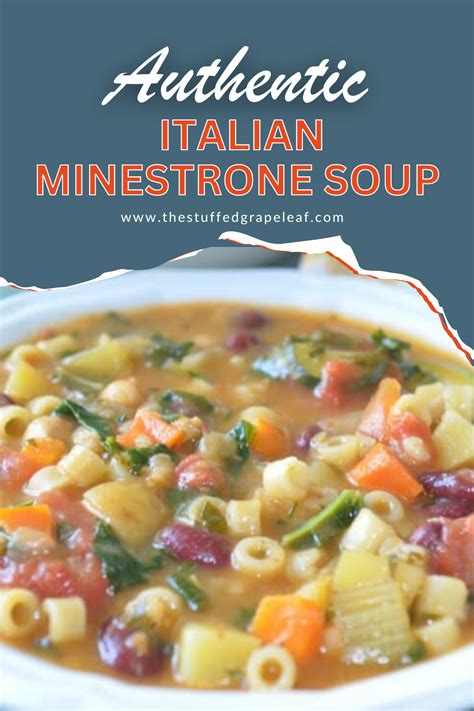 Authentic Italian Minestrone Soup Recipe