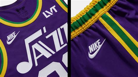 Utah Jazz Celebrate Th Season With Throwback Uniform New Court