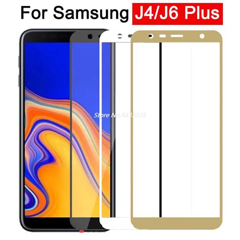 Funda Protectora De Vidrio Templado Para Samsung Galaxy J6 J4 Plus J 4