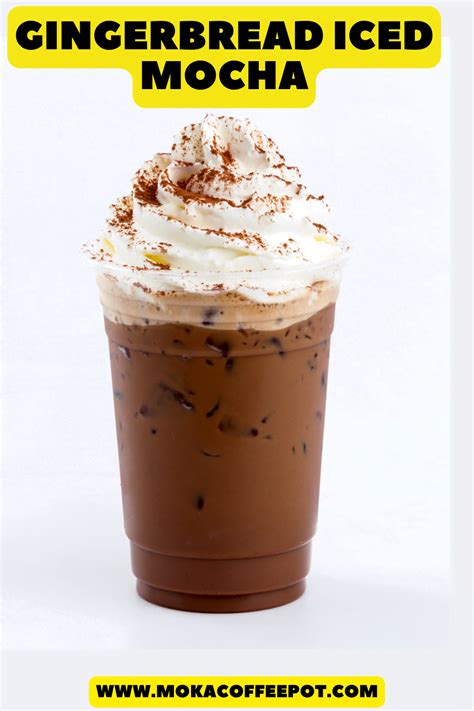 Gingerbread Iced Mocha Festive Spice Indulgence