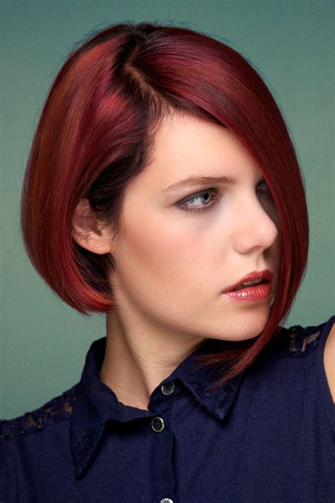 Asymmetrischer Bob Mit Seitenscheitel Freche Coole Bob Frisuren