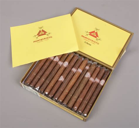 A Box Of 25 Montecristo Habana Cigars