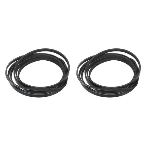 Uxcell Dryer Drum Belt Replacement Part Rubber Black 2 Pack