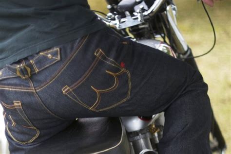 Maple Motorcycle Jeans Kevlar Lined Raw Denim For Motorcyclists