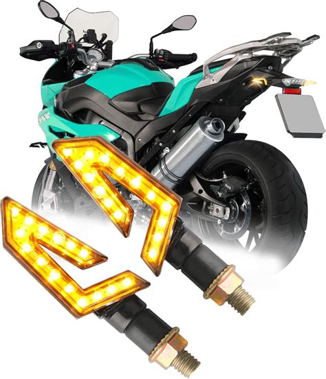 Jmtbno Pcs Freccia Moto Indicatori Di Direzione Universali V Led