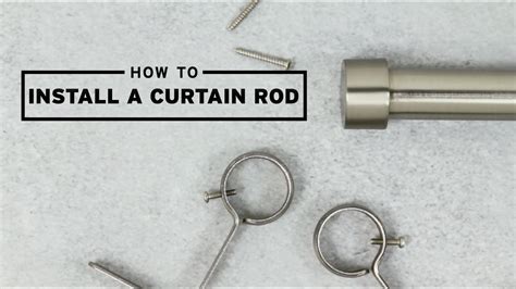 How To Install A Curtain Rod Umbra Youtube