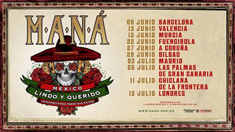 Maná regresa a España con México Lindo y Querido Tour