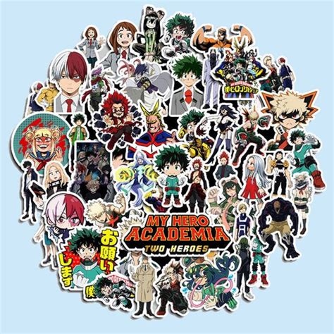 Hot【dt】 1050pcs Anime Stickers My Academia Midoriya All Might Bakugo