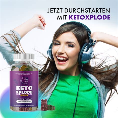 KetoXplode Fruchtgummis Mit Gummibärchen zum Ziel 60 St Shop Apotheke