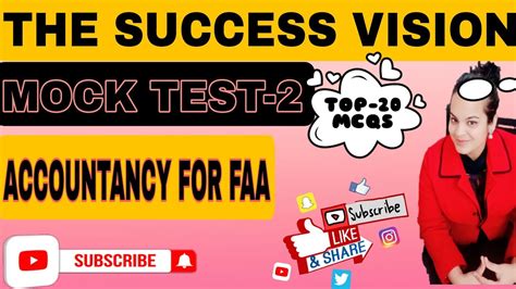 ACCOUNTANCY TOP 20 MCQS FOR FAA JKSSB Jkssb YouTube