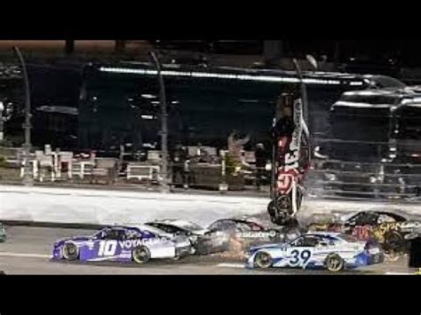 Myatt Snider Huge Flip At The Xfinity February Daytona Race YouTube