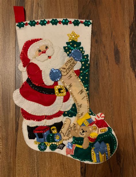 Handmade Christmas Stocking Etsy