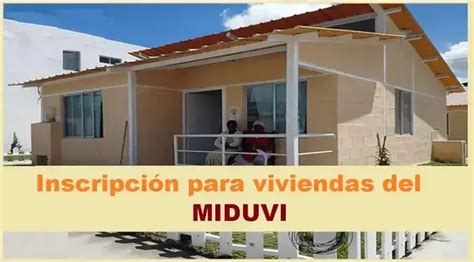 Inscripción para viviendas del MIDUVI 2024