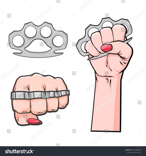 Knuckles Hand Vector Clipart