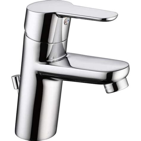 Delta Modern Single Hole Single Handle Bathroom Faucet In Chrome Rispa