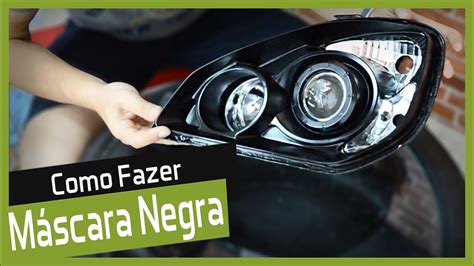 Como fazer Máscara Negra no Farol do carro Faça Você Mesmo DIY YouTube