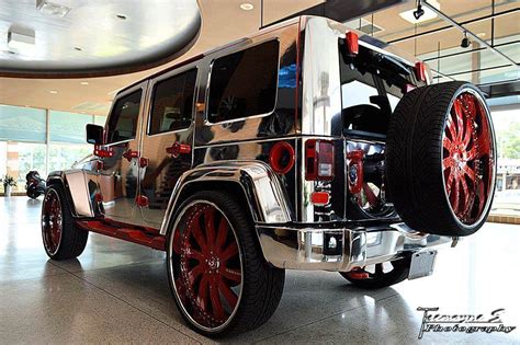 Jeep On 28 Inch Forgiato Big Rims Custom Wheels