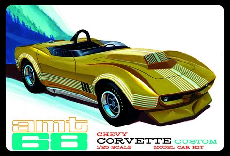 AMT 1/25 Scale Chevy Corvette Custom Model Kit - AMT1236 - Somerset Models