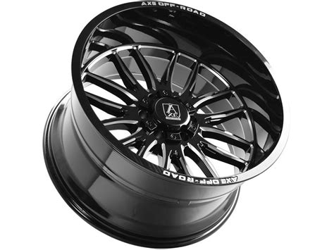 Axe Offroad Milled Gloss Black Hades Wheels Rugged Ridge