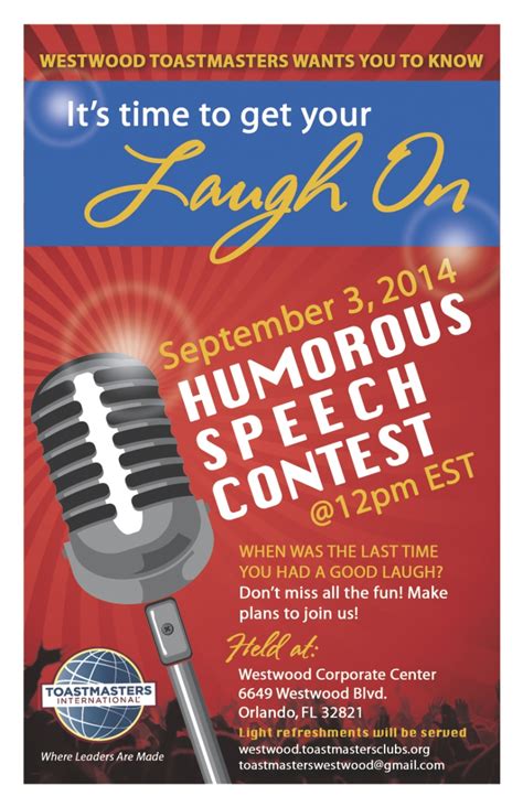 Toastmasters Speech Contest Flyer Dominionhouse