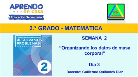 Aprendo En Casa Plataforma Educativa Secundaria Matemática 1 2 3 4 Y 5 Grados Segundo