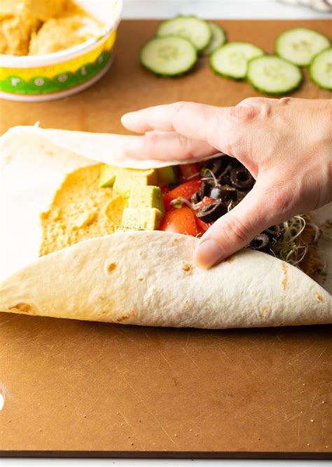 Veggie Hummus Wraps Recipe A Spicy Perspective