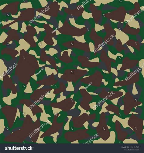 Army Texture Seamless Camouflage Background Stock Vector (Royalty Free ...