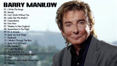 Unforgettable Barry Manilow Hits: His Most Celebrated Songs