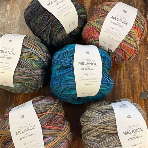 Rico Design Creative Melange Aran Wonderball Knit And Crochet Yarn