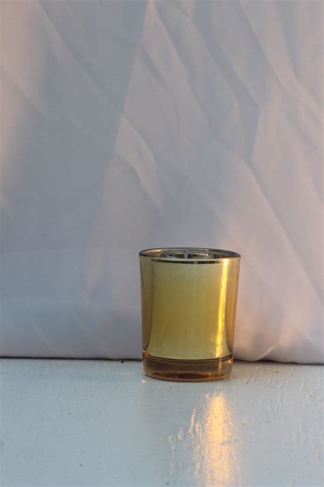 Gold Ceramic Votive Holder | Gold ceramic, Votive holder, Glassware