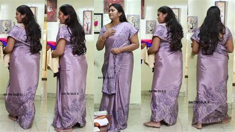 Satin Silk Saree 601 Youtube