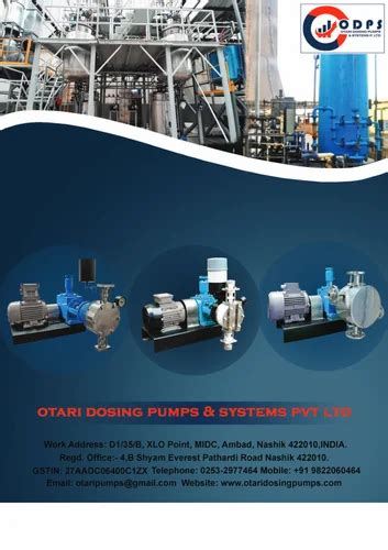 Hypo Dosing Pump Max Flow Rate Lph At In Nashik Id