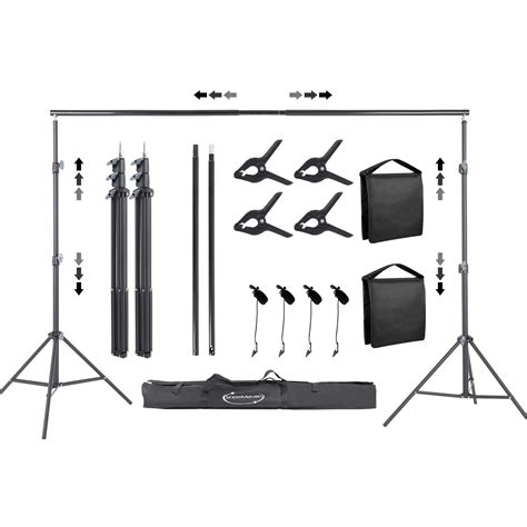 Showmaven Backdrop Stand X Ft Adjustable Photo Backdrop Stand With