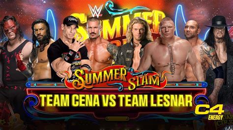 WWE 2K23 Team John Cena Orton Roman Reigns Kane Vs Team Brock