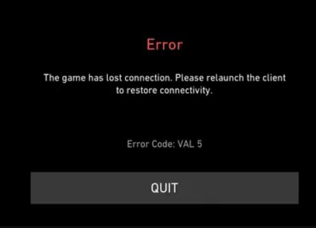 Como corrigir o código de erro Valorant VAL 5 PC Transformation