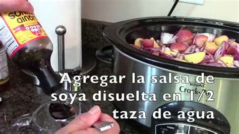 Pollo Con Papas En Olla Eléctrica Programable ó Crockpot Youtube