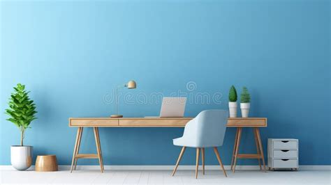 Corporate Blue Office Background Stock Illustration - Illustration of professional, calming ...